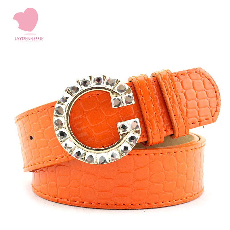 Лидер продаж Женский поясной ремень из искусственной кожи металлическая