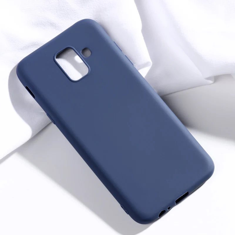 Чехол для телефона Samsung Galaxy A6 2018 задняя крышка SM A600 A600F силиконовые чехлы