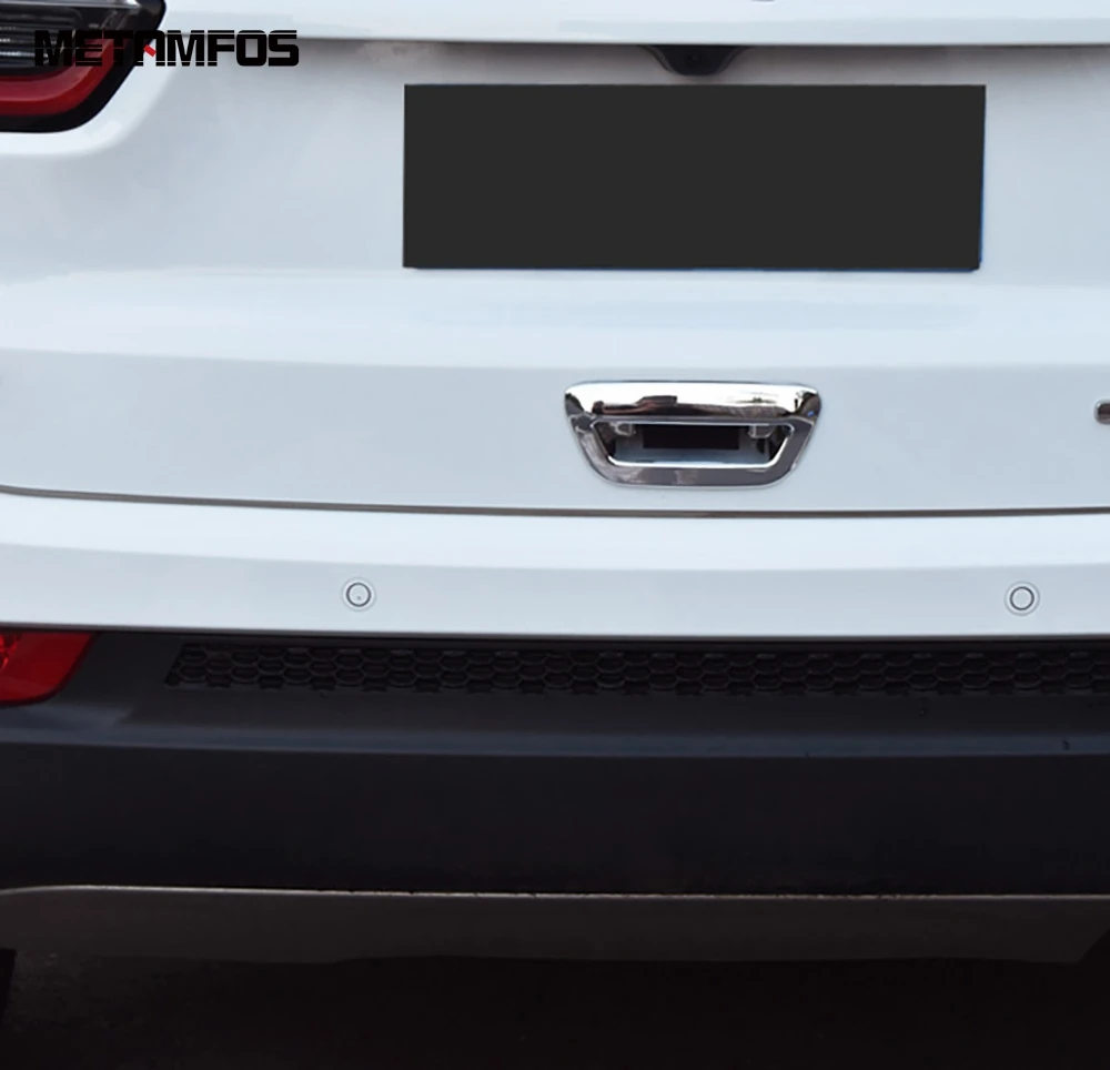 Для Jeep Compass 2017 2020 2021 хром задний багажник дверные ручки чаши крышка литья отделка