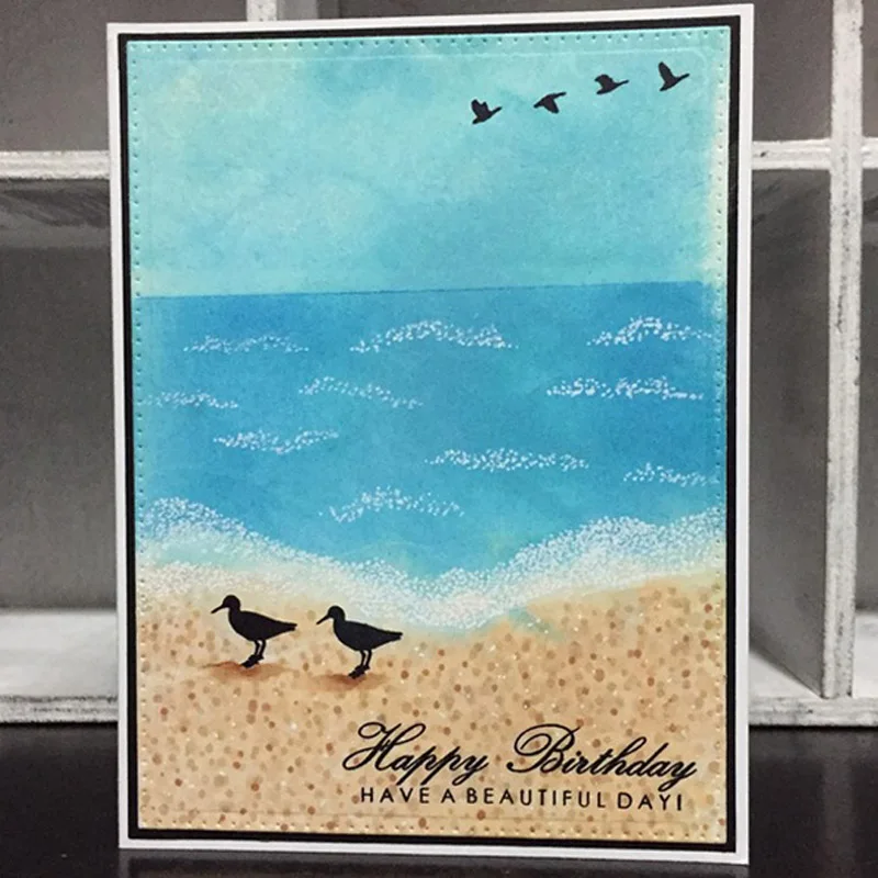 Прозрачные штампы для самостоятельной сборки животных и водно-болотных силуэтов