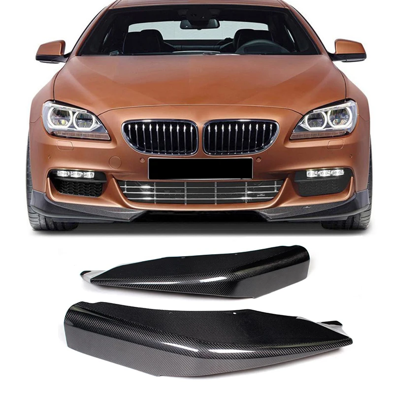 6 серий углеродного волокна передний бампер разветвители фартук для BMW F06 F12 F13 M Sport