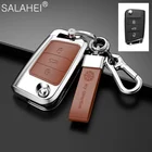 Автомобильный чехол для ключей из цинкового сплава для VW Golf Bora Jetta POLO GOLF Passat Skoda Octavia A5 Fabia Seat Leon Golf-7 Tiguan-L