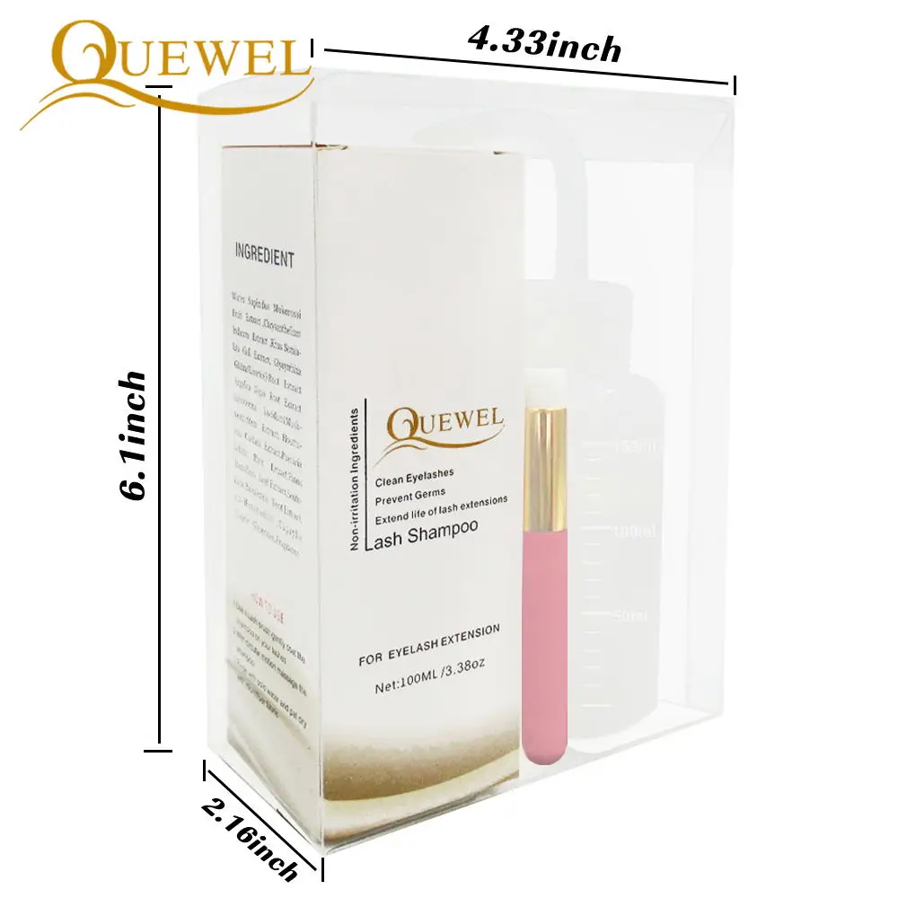 Пенка для наращивания ресниц Quewel средство очистки пена эффективное снятия