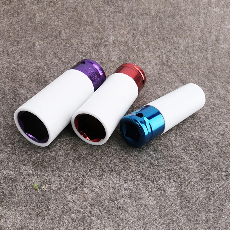 

5Pcs 15/17/19/21/22mm Pneumatic Tire Protection Sleeve 1/2 Color Steam Jacket Auto Repair Hardware Tools + Shell