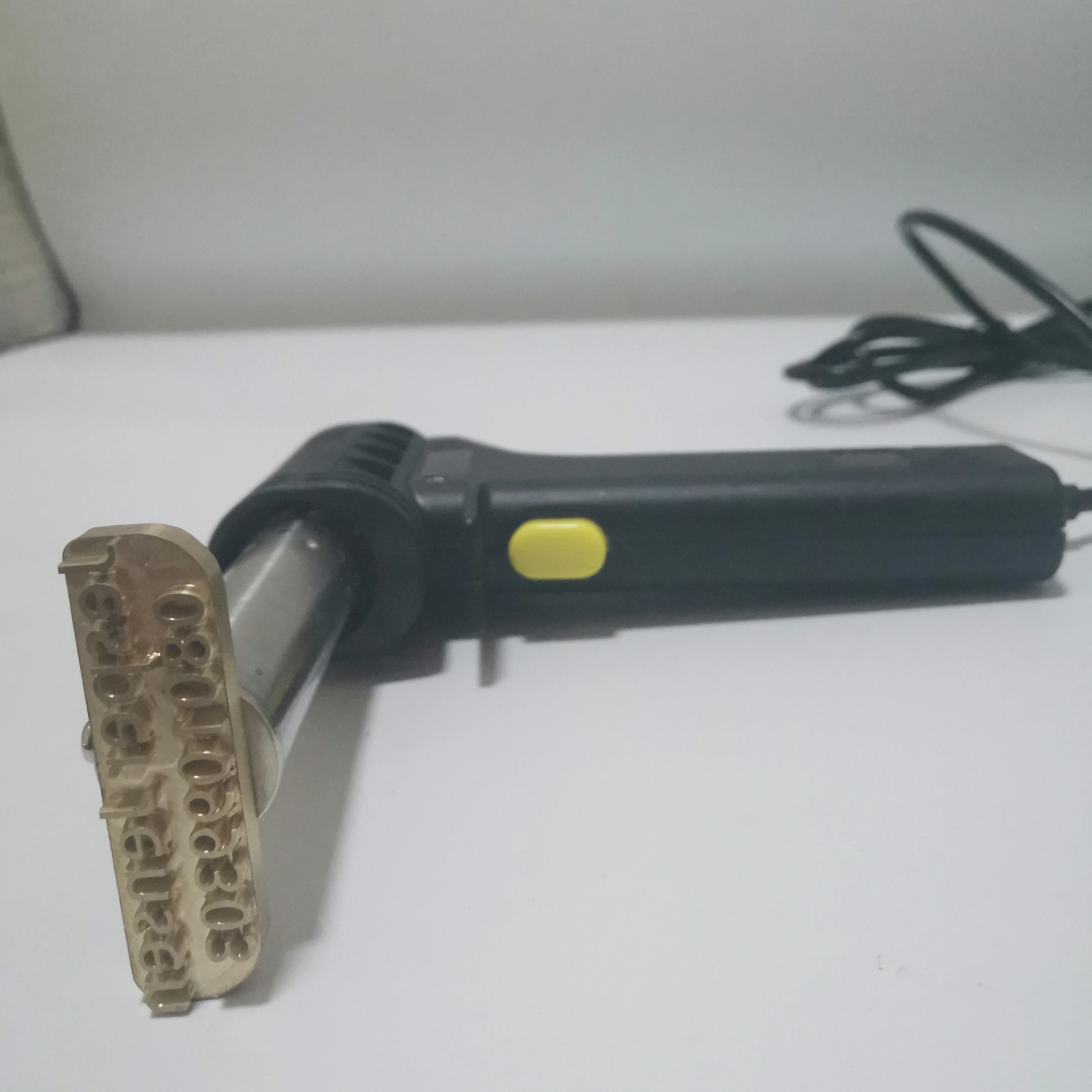 Ручной кожаный горячий бронзирующий станок для тиснения фольгой штамп логотип