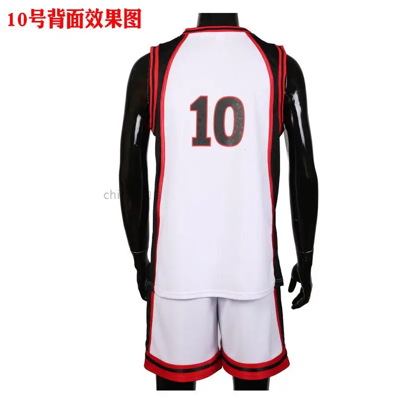 Аниме! Баскетбольная майка Kuroko's Seirin Number 11 баскетбольная Kuroko Tetsuya 10 Kagami Taiga топы +