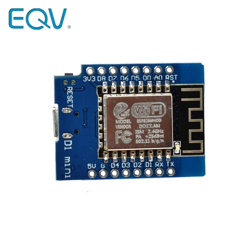 EQV D1 Mini ESP8266 макетная плата NodeMCU Lua IOT 3 В USB WeMos Wi Fi CH340G CH340 V2 с Pins|nodemcu 4m|d1 minimini nodemcu |
