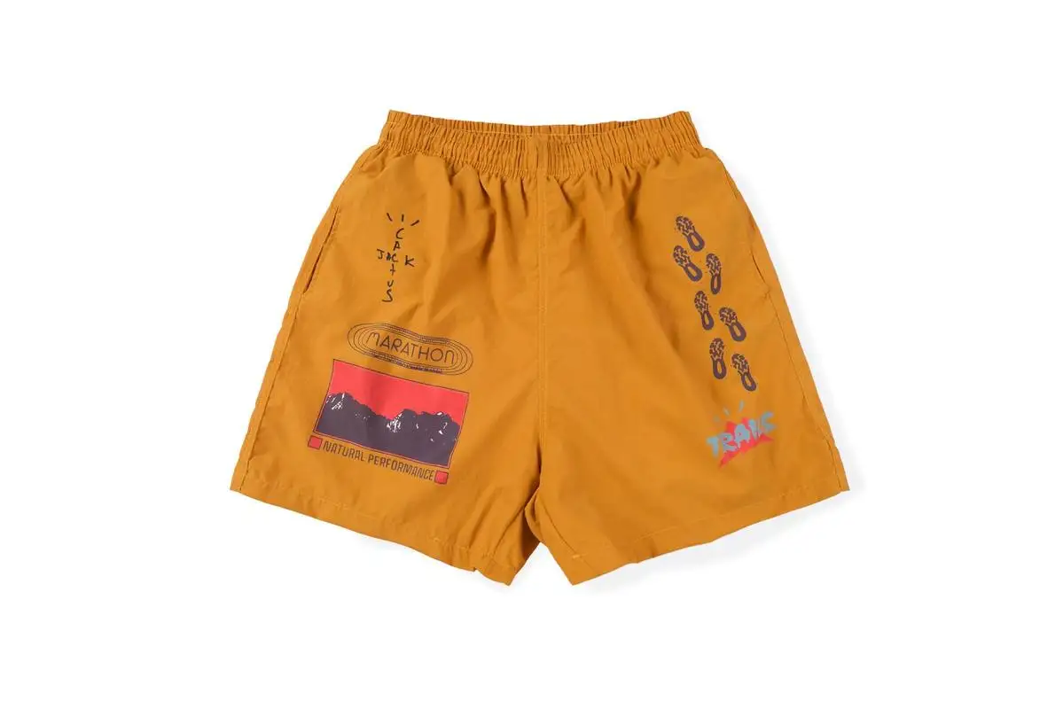 

20ss Travis Scott Shorts 1:1 high quality Cactus Jack Trails Path Shorts astroworld hip Hop Breathable Beach astroworld Shorts