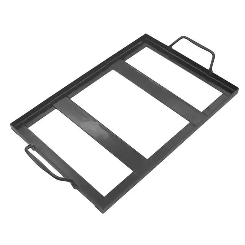 

1pc Barbecue Salt Plate Rack Restaurant Iron Enamel Grill Rack Enamel Salt Plate Rack Home Kitchen Barbecue Salt Plate Rack