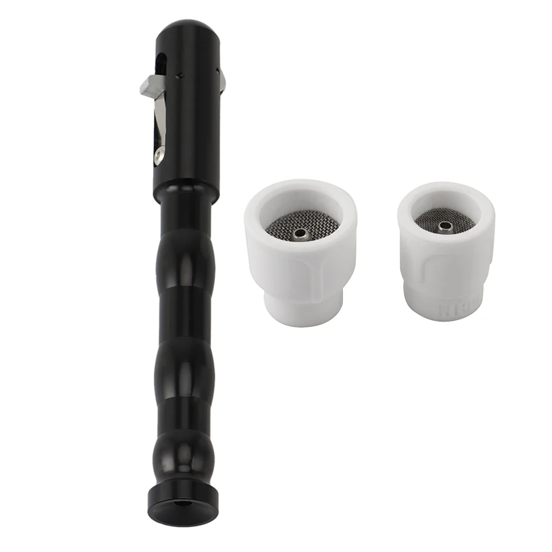

ABSF Welding Tig Pen Finger Feeder Rod Holder Filler Wire Pen +2Pcs Ceramic Welding Cup Set 10 12 Welding Cups