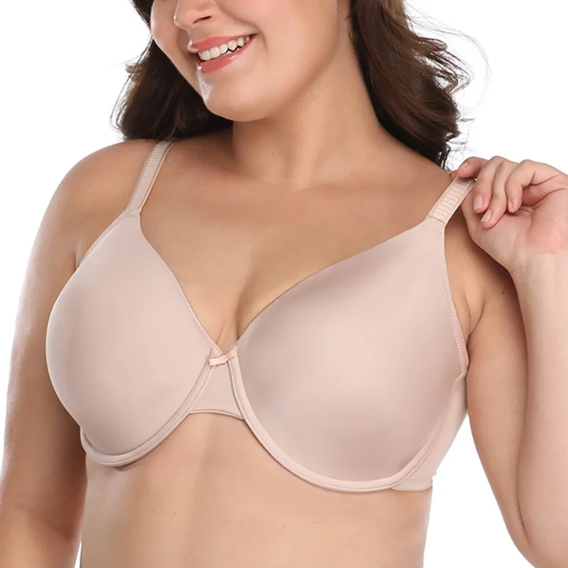 Женские бюстгальтеры больших размеров с полной чашечкой женские гладкие уютные