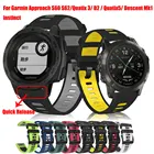 Ремешок силиконовый для Garmin Fenix 6 подход S60 S62 5X Plus 3HR D2 Delta PX Instinct, 26 дюймов, 22 мм
