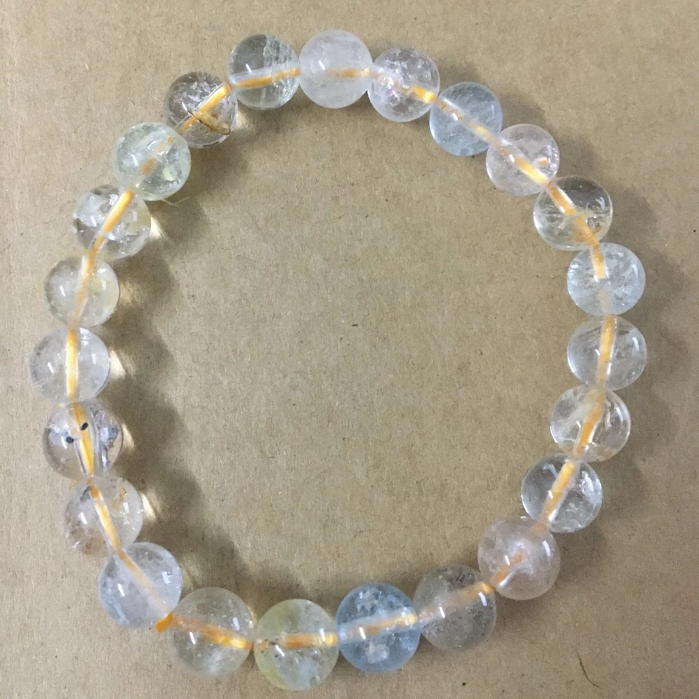 Бесплатная доставка 8 + 0 2 мм 100% натуральный редкий синий желтый топаз цветной