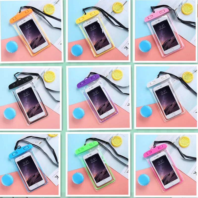 Универсальный Водонепроницаемый Чехол для телефона Redmi 5 Plus светящийся