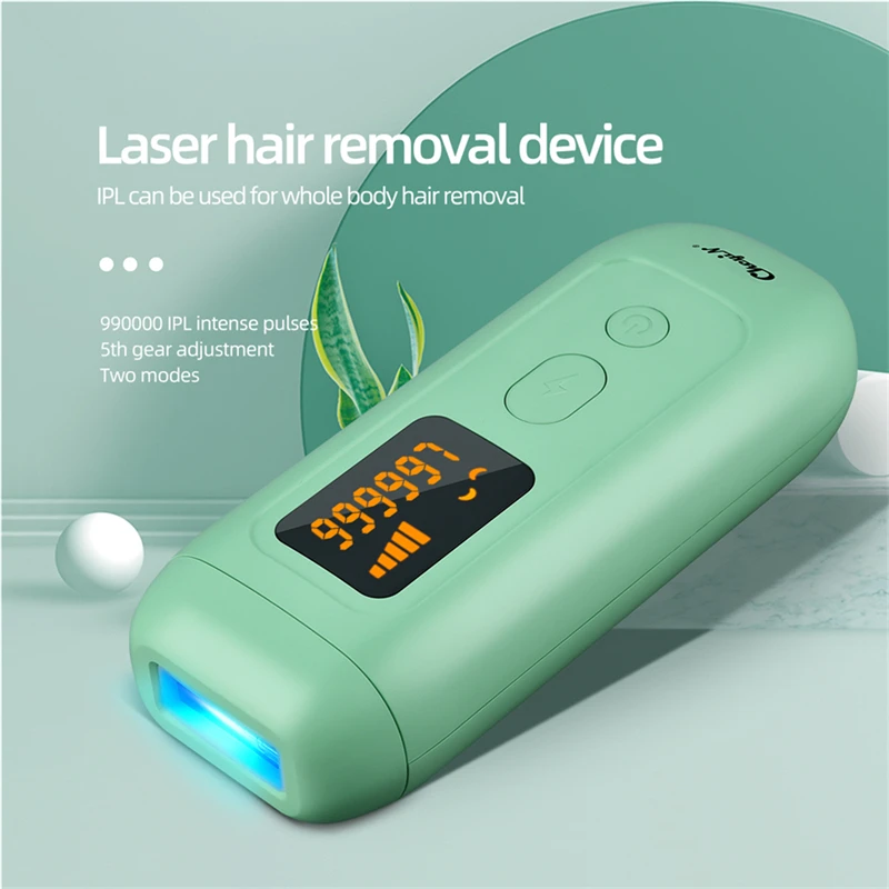 

CkeyiN IPL Permanent Hair Removal Device 990000 Flashes Laser Epilator Painless Hair Remover Skin Rejuvenation Beauty Device