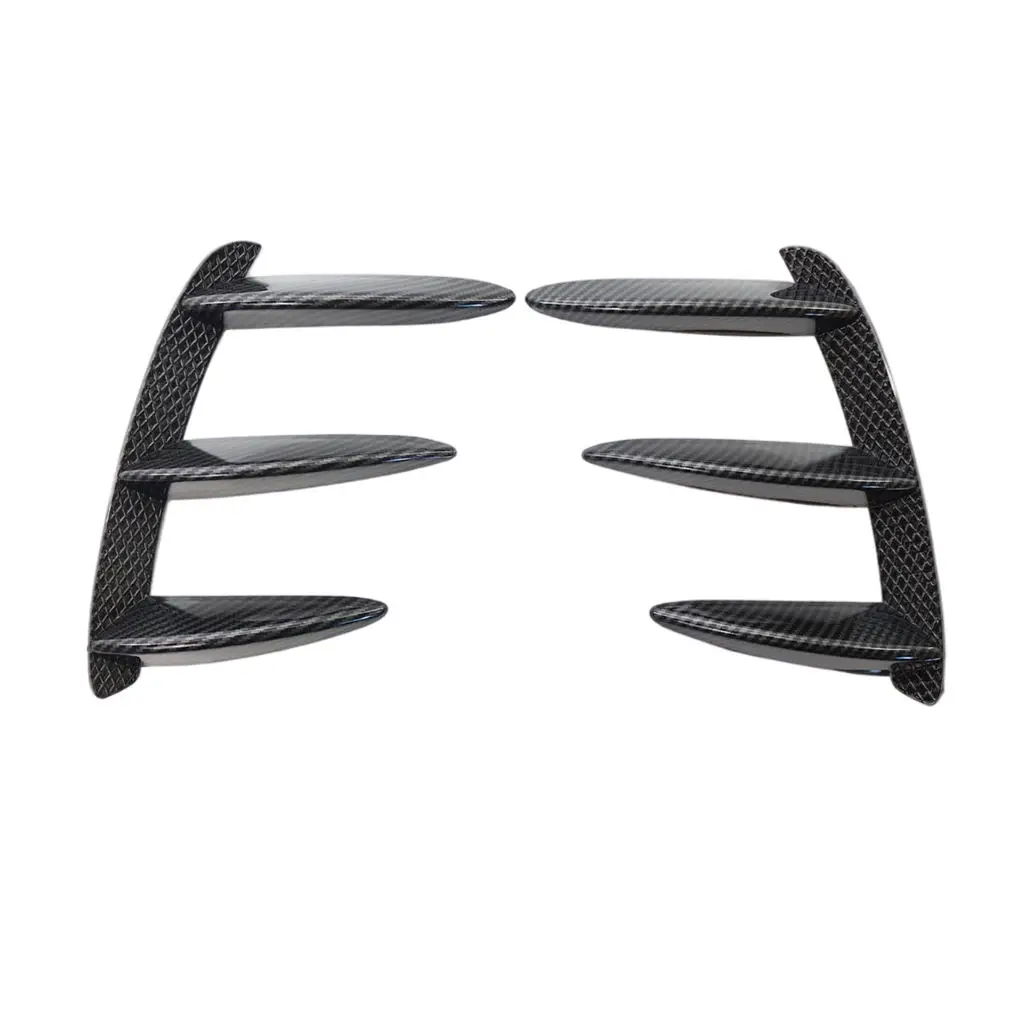 

Rear Bumper Splitter Spoiler Canards Vent Trims for A250 A45 AMG Durable