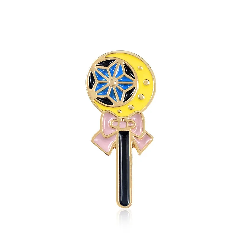 3pcs/set Halloween Sweet Witch Fairy Bar Magic Hat Pins Brooch Enamel Pin Backpack Cloth Lapel Badge Jewelry Gift for Women | Украшения и