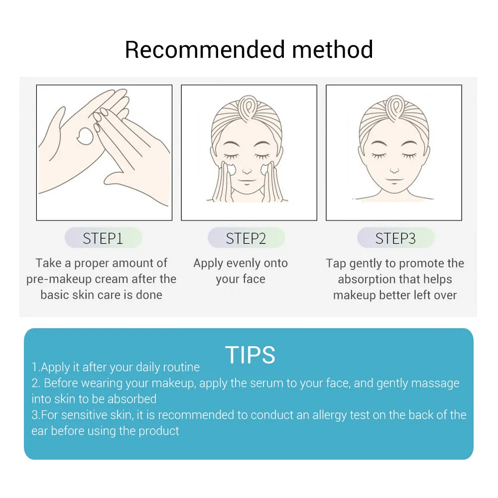 Основа для макияжа LANBENA эссенция праймер сыворотка лица сужение пор увлажнение