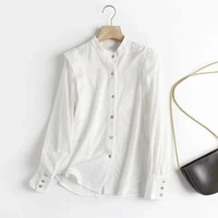 davedi indie folk vintage embroideried butterfly sleeve white elegant blusas mujer de moda 2022 shirt enlgand blouse women