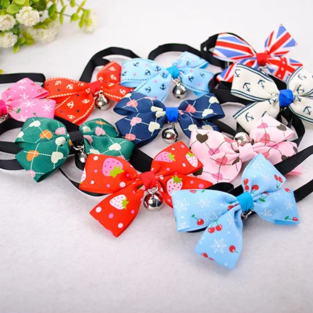 

Ювелирные изделия для домашних животных, ожерелье с бантом в британском стиле, разные цвета на выбор, для кошек и собак, четыре сезона, досту...