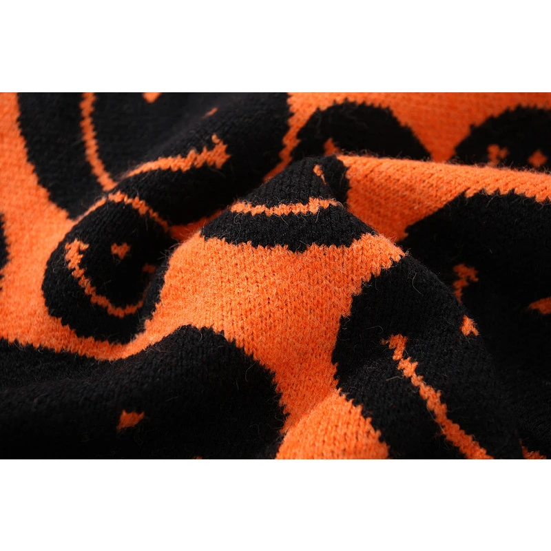 

BOLUBAO Men's Oversize Sweaters 2021 Autumn Winter Tops Smile Cartoon Sweater Hip Hop Streetwear Pullover Harajuku Men Sweater