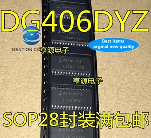 5PCS DG406DY DG406DYZ SOP-28 analog switch chip DG406DYZ-T in stock 100% new and original