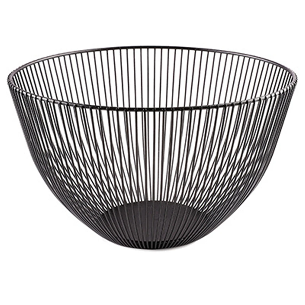 Корзина для фруктов контейнер металлическая проволочная корзина кухонная