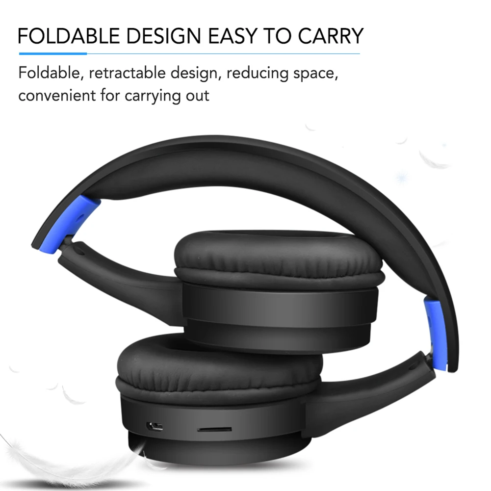 TR905 Bluetooth наушники на голову портативные беспроводные наушники стерео глубокий бас спортивные складные наушники на ухо с микрофоном