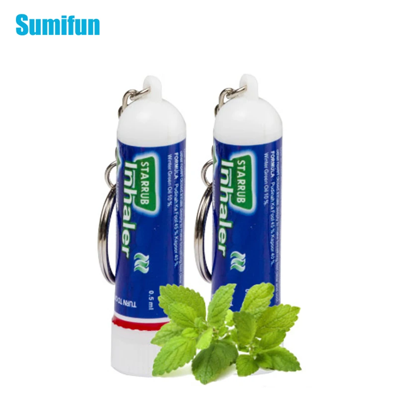 2 шт. рините мятный крем ингалятор против ринита для носа Эфирное Масла простуда