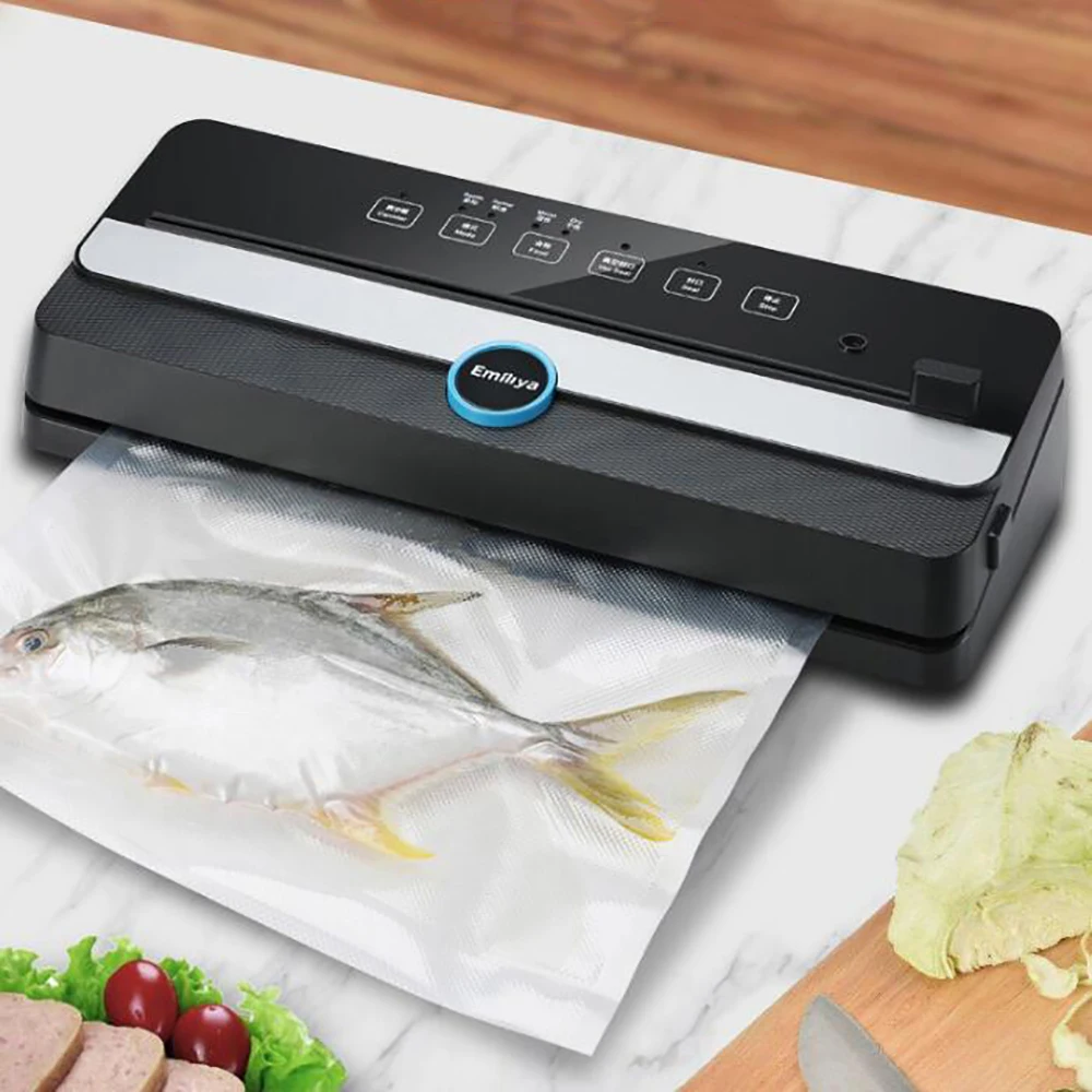 

220V Household Food Vacuum Sealer Vacuum Sealer Machine Automatic Electric Vacuum Sealer Vacuum Packer Food Packaging Machine