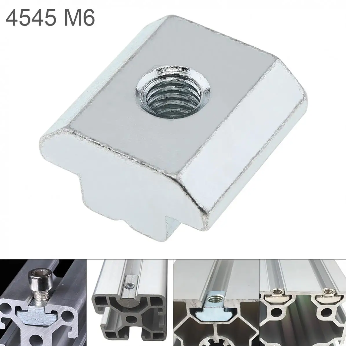 Гайка 1 шт. M6 для 45 серий слот Т гайка скользящая Молоток падение застегнуть