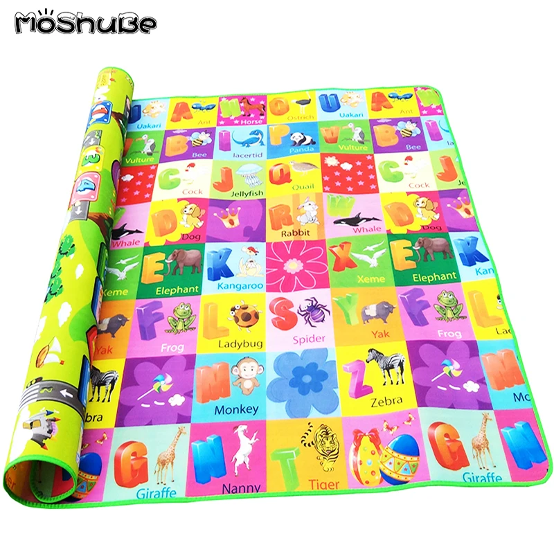 MoShuBe детский игровой коврик для ползания развивающий коврик 200*180*0,5 см Коврик-пазл для детей Детские игрушки Eva коврики из вспененного материала детские игрушки