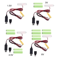 2in1 usbtype c mains convert to aa aaa battery eliminator replace 1 to 4pcs lr6 lr03 battery power supply cable