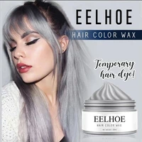 6 colors fashion styling grandma grey disposable hair dye cream pomade wax hair coloring unisex