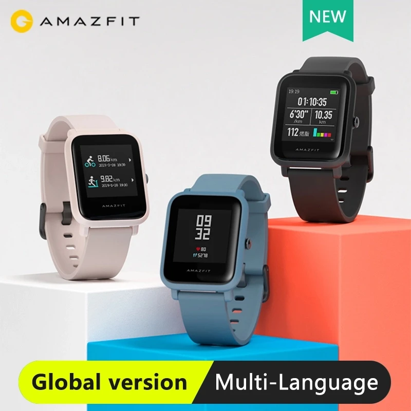 Умные часы Amazfit Bip Lite глобальная версия умные с 45 днями в режиме ожидания GPS легкие