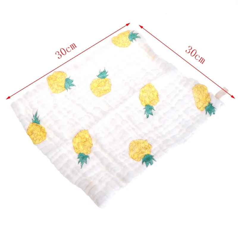 

5pcs Baby Handkerchief Square Towel Muslin Cotton Infant Face Towel Wipe Cloth