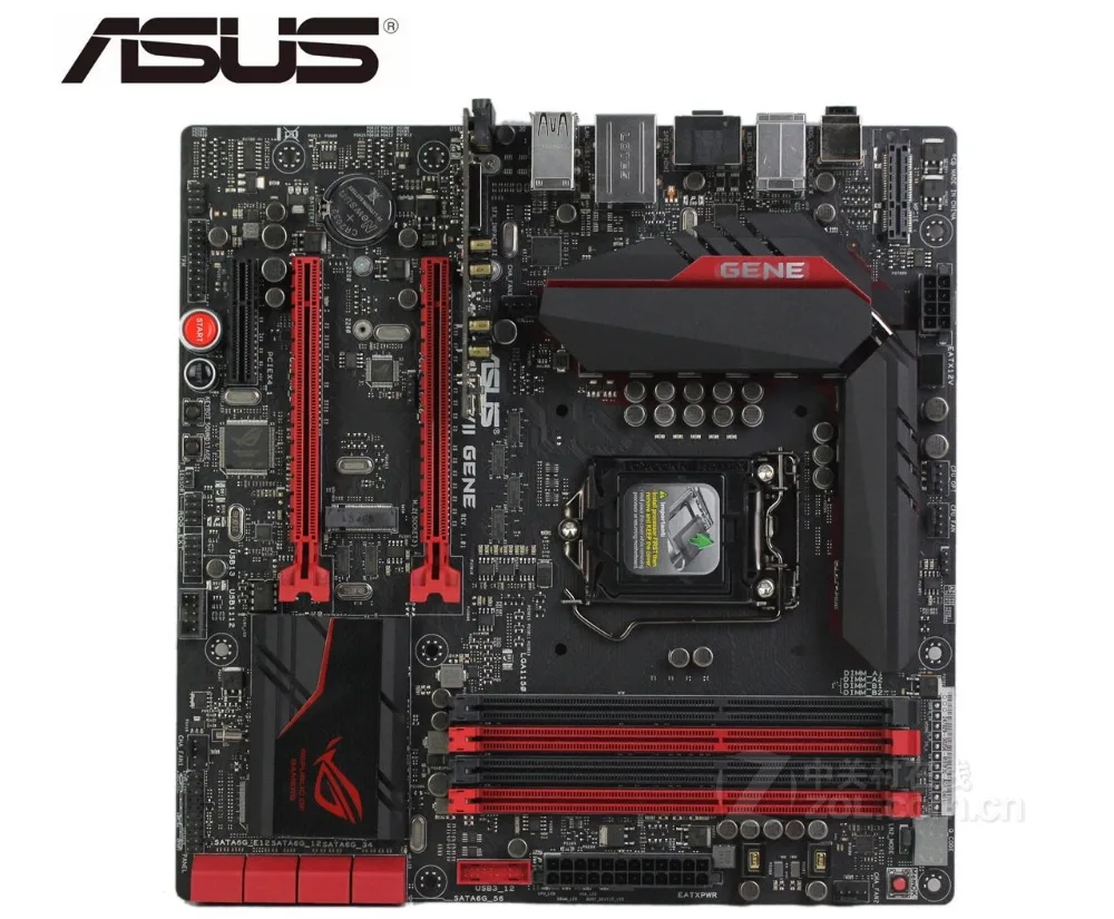 Verkauf Mainboard Asus MAXIMUS VII GEN VERWENDET Desktop Motherboard LGA 1150 DDR3 SATA3 USB 3,0