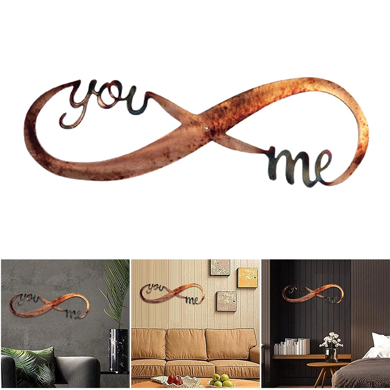 

You And Me Wall Decoration Metal Craft Lover Birthday Graduation Gift Wall Hanging Wrought Iron @ls