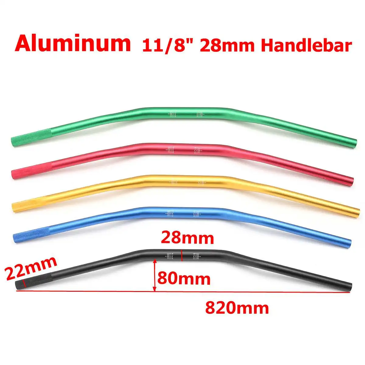 

28mm Handle Bar Motorcycle Handlebar 1 1/8'' CNC Aluminum Alloy Handle Bar Motocross Universal For Honda/Yamaha/Suzuki