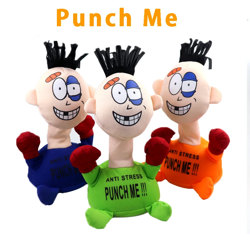 Забавные детские игрушки для бокса удар мне электрические развивающие плюшевые