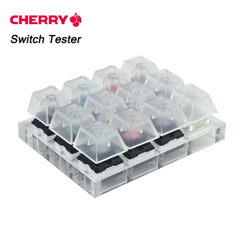 Mechanical Keyboard 4 9 12 Key MX Switch Tester Acrylic Base Cherry Kailh Box Gateron Silent Black Red Brown Blue Tool Keycaps