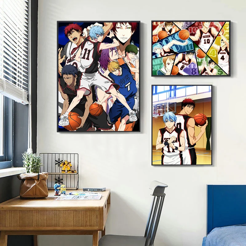 Постеры и принты классического японского Аниме Kuroko's для баскетбола настенная