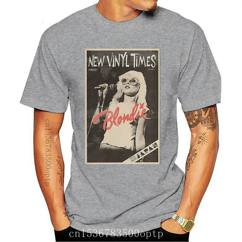 

Новая японская Магнитная Мужская белая фотография Blondie-2021! _ Мужские топы, футболки 2021, летняя мода 2021