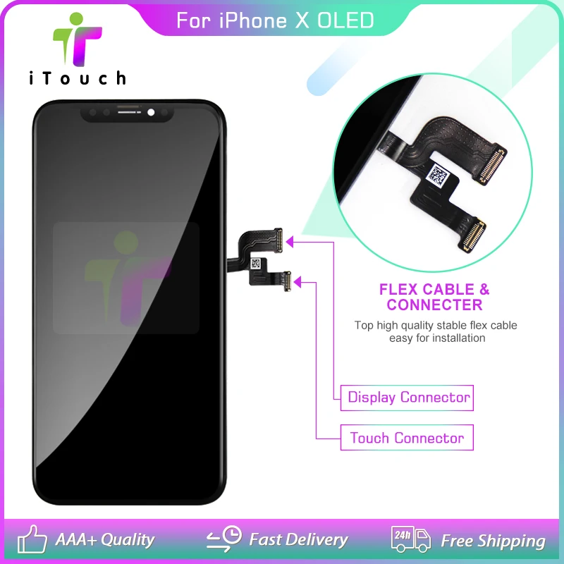 Высококачественный OEM OLED дисплей для iPhone X ЖК TFT сенсорный экран 5 8 дюйма сменный 3D