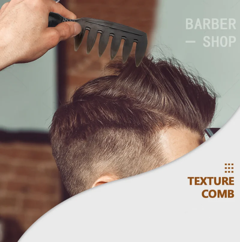 1 шт. Расческа с ручкой большими зубьями расческа для распутывания вьющихся волос