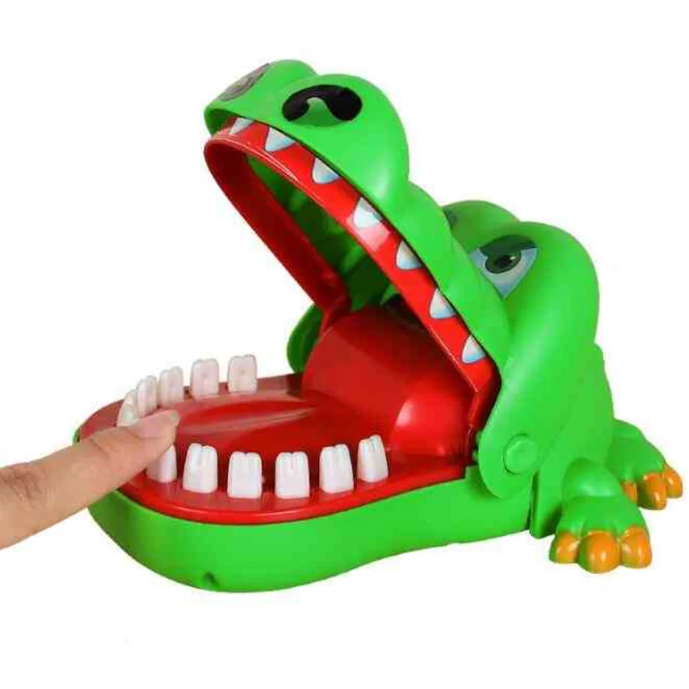 

Toys Biting Hand Crocodile Tricks Decompression Funny Children Novelty Interactive Table Games halloween