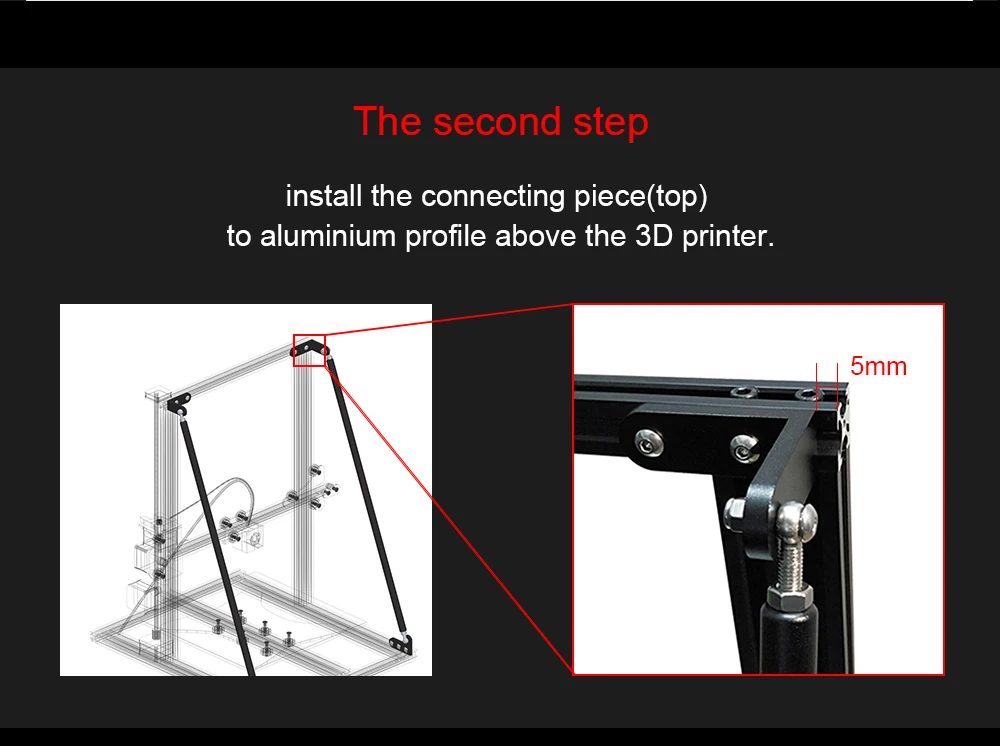 3d принтер тяга комплект тяги тяга DIY Обновление 3d принтер для алюминиевых профилей улучшение оси Z для CR10 CR-10 Anet