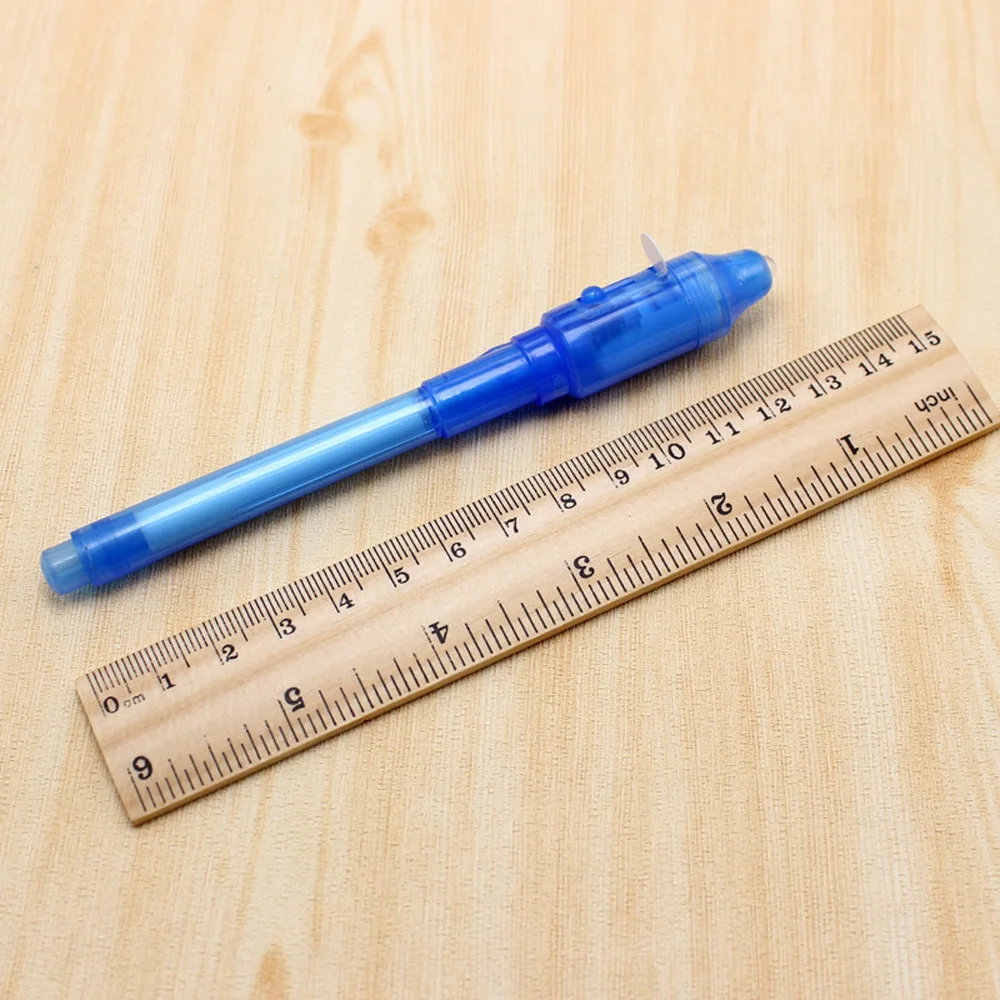 

5/10pcs 2 In 1 Luminous Light Pen Big Head UV Check Money Invisible Ink Pen Glow in the Dark Toys for Children Gifts