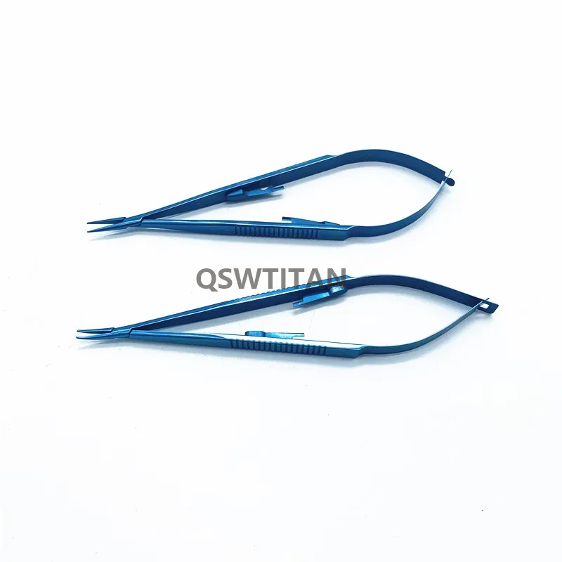 2pcs Castroviejo Needle Holder Straight/Curved without lock/ with lock micro eye instruments | Красота и здоровье