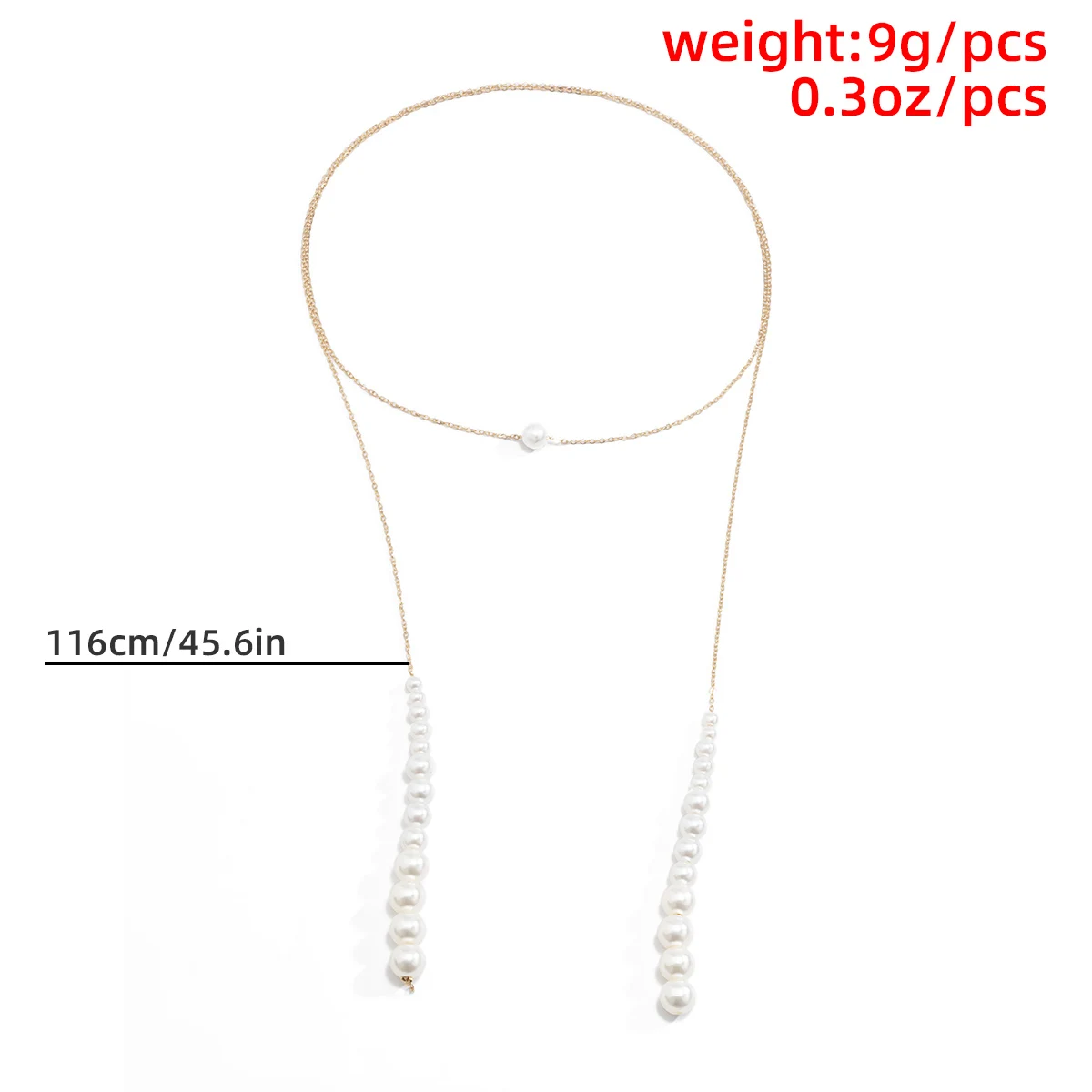 

Kpop Imitation Pearl Long Chain Necklace for Women Minimalism Fashion Multilayer Think Link Tassel Necklace Cross Choker Jewelry